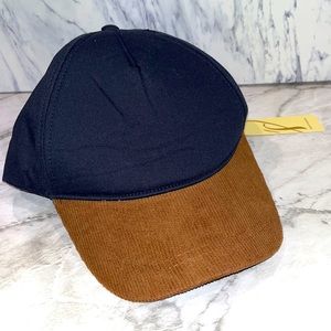 NEW Collection eighteen blue brown corduroy SnapBack hat